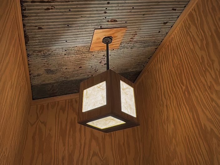 Handmade Washi pendant lighting fixture