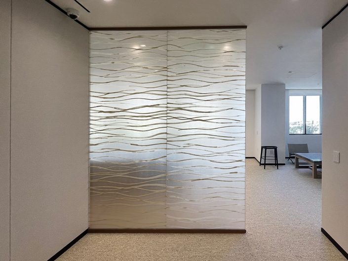 Laminate Glass Screen in Caribbean Island