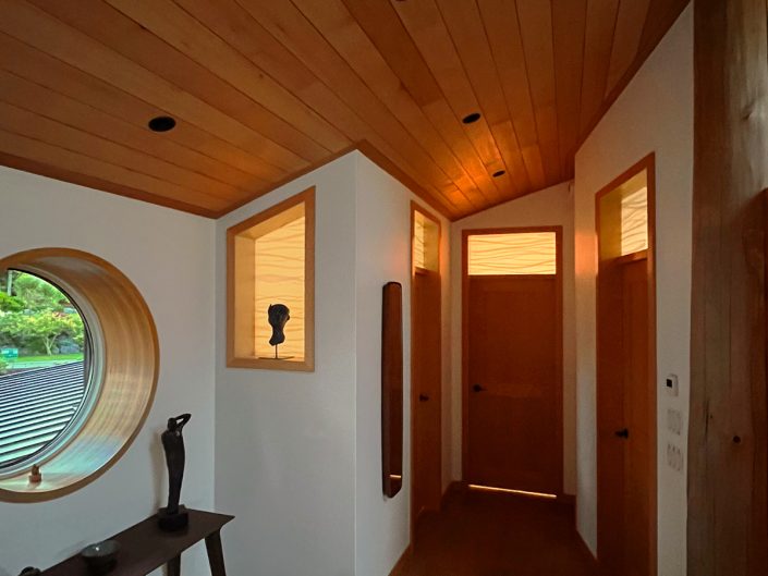 Custom Designed Transom Windows for a Residence